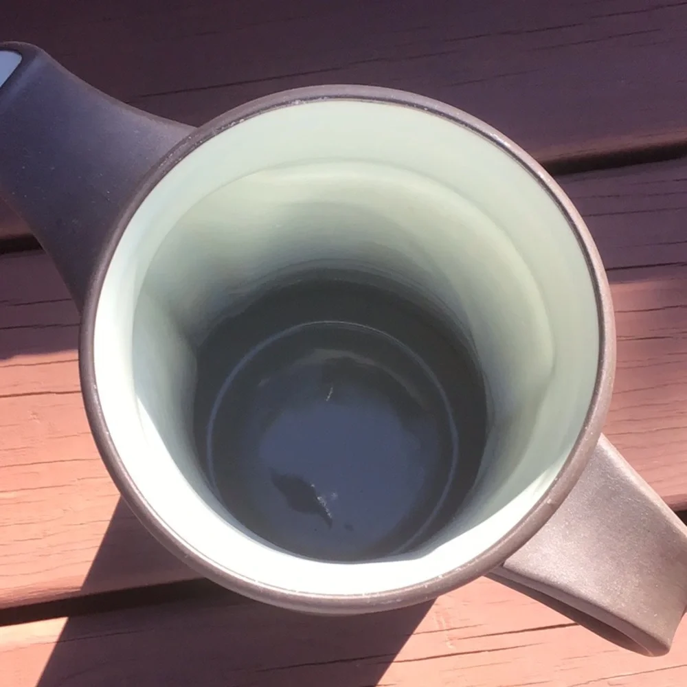 Dansk Flamestone Coffee Tea Pot Pitcher MCM Design‎ Vintage Matte